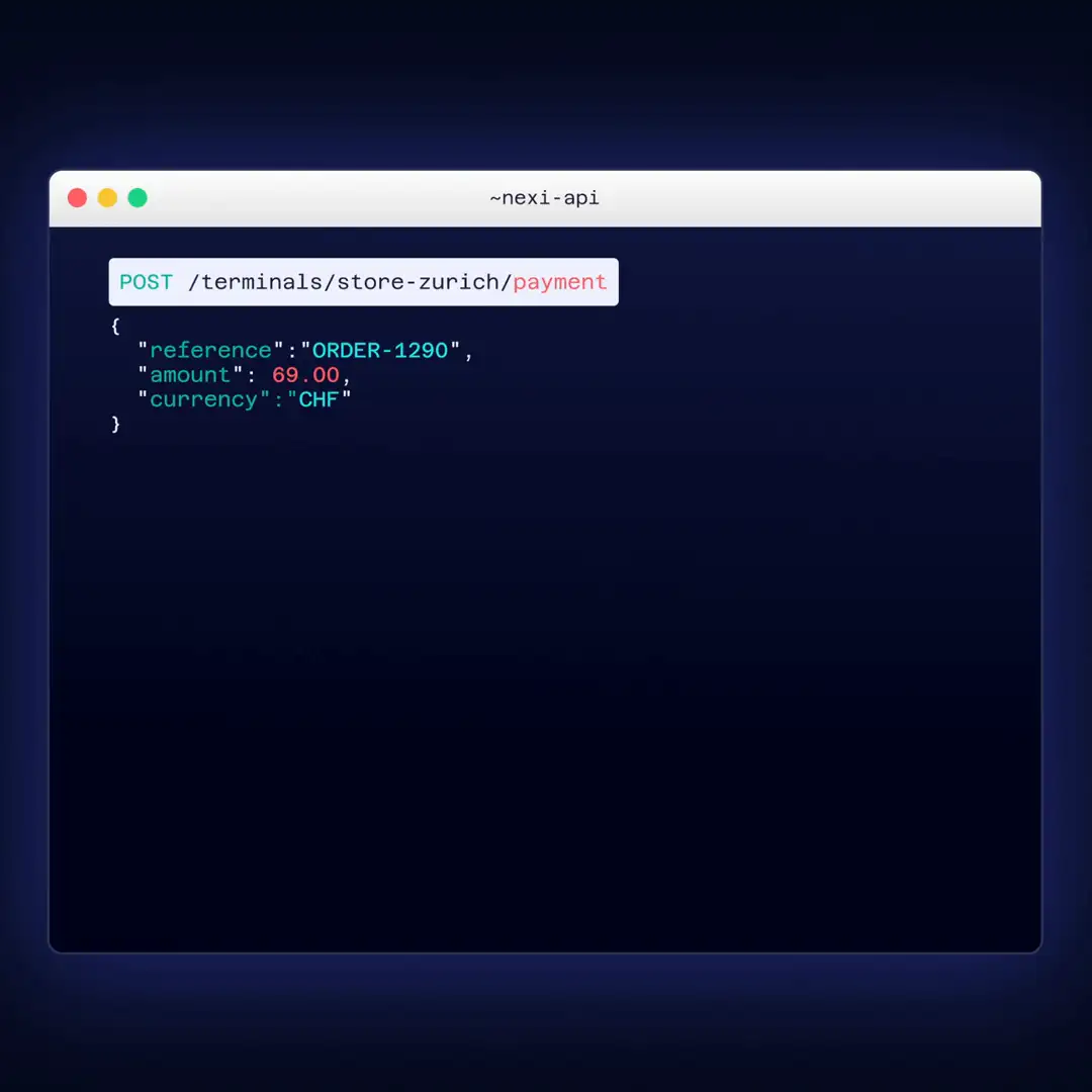 Esempio di richiesta e risposta di pagamento JSON Nexi OPI Proxy