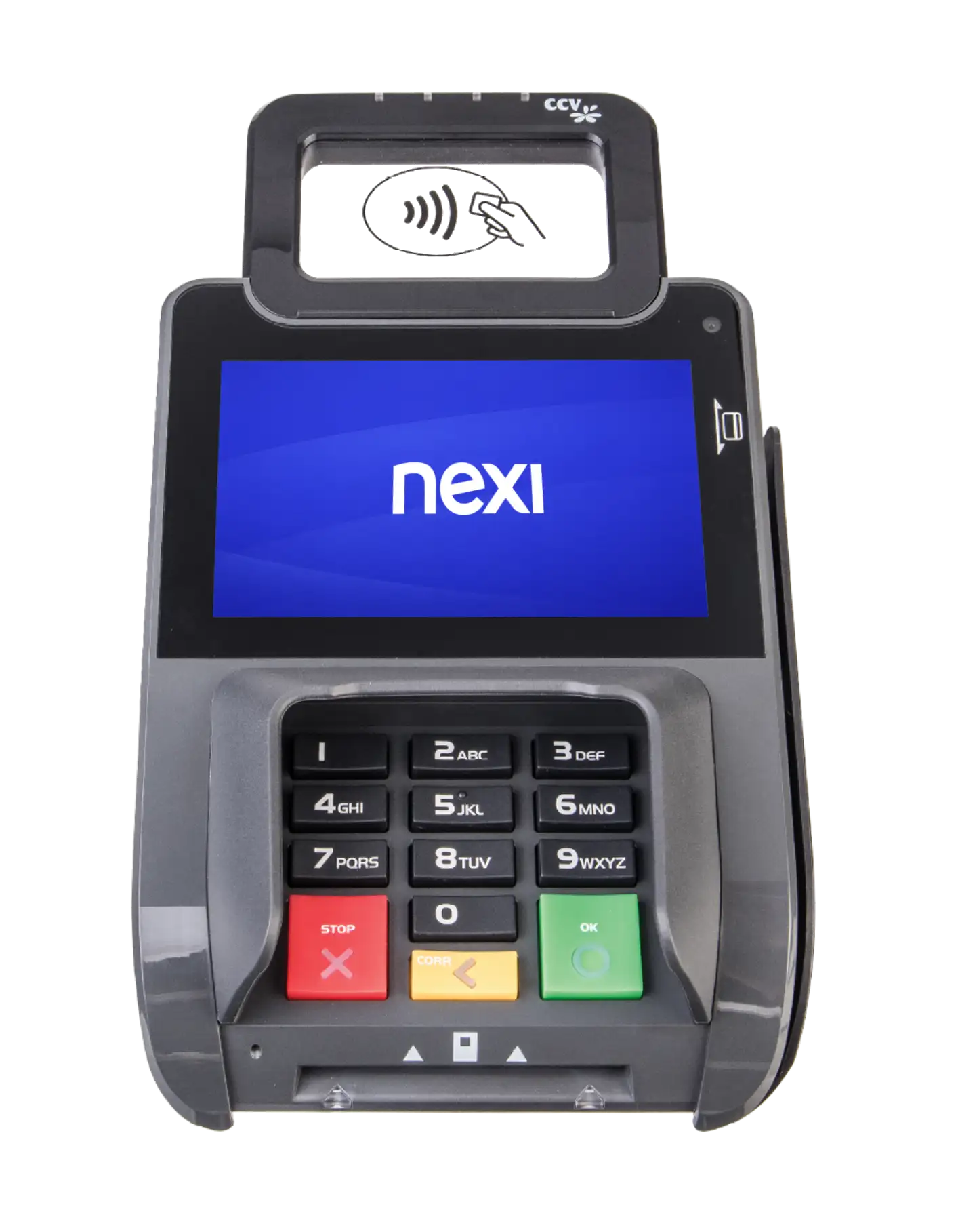 PAX Q30 payment terminal.